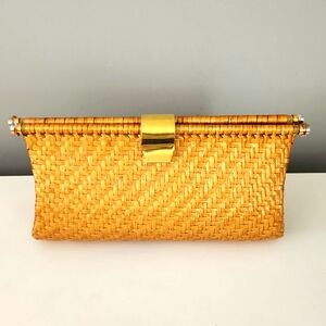 Rodo clutch purse, wicker, vintage